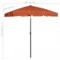 Preview: Strandschirm Terracotta-Rot 180x120 cm