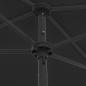 Preview: Strandschirm Schwarz 180x120 cm