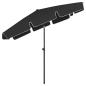 Preview: Strandschirm Schwarz 200x125 cm
