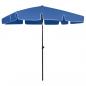 Preview: ARDEBO.de - Strandschirm Azurblau 200x125 cm
