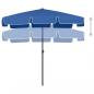 Preview: Strandschirm Azurblau 200x125 cm