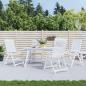 Preview: ARDEBO.de - Gartenstuhl-Kissen 4 Stk. Creme 50x50x3 cm Oxford-Gewebe