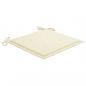 Preview: Gartenstuhl-Kissen 4 Stk. Creme 50x50x3 cm Oxford-Gewebe