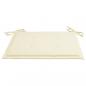 Preview: Gartenstuhl-Kissen 4 Stk. Creme 50x50x3 cm Oxford-Gewebe