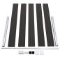 Preview: Zaunelement WPC 180x105 cm Schwarz