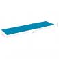 Preview: Sonnenliegen-Auflage Blau 200x50x3 cm Oxford-Gewebe