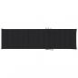 Preview: Sonnenliegen-Auflage Schwarz 200x50x3 cm Oxford-Gewebe