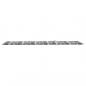 Preview: Sonnenliegen-Auflage Grau Karomuster 200x60x3 cm Oxford-Gewebe