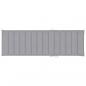Preview: Sonnenliegen-Auflage Grau 200x70x3 cm Oxford-Gewebe