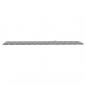 Preview: Sonnenliegen-Auflage Grau 200x70x3 cm Oxford-Gewebe