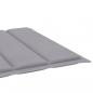 Preview: Sonnenliegen-Auflage Grau 200x70x3 cm Oxford-Gewebe