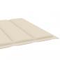 Preview: Sonnenliegen-Auflage Creme 200x70x3 cm Oxford-Gewebe