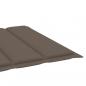 Preview: Sonnenliegen-Auflage Taupe 200x70x3 cm Oxford-Gewebe