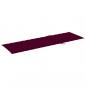 Preview: Sonnenliegen-Auflage Weinrot 200x70x3 cm Oxford-Gewebe