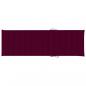 Preview: Sonnenliegen-Auflage Weinrot 200x70x3 cm Oxford-Gewebe