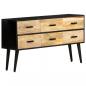 Preview: Sideboard 110x33x64 cm Massivholz Mango