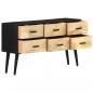 Preview: Sideboard 110x33x64 cm Massivholz Mango