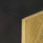 Preview: Nachttisch mit Messing-Front 40x30x50 cm Massivholz Mango