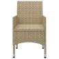 Preview: 5-tlg. Garten-Essgruppe Beige