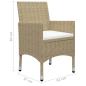 Preview: 9-tlg. Garten-Essgruppe Beige