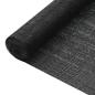 Preview: Zaunblende Schwarz 1,2x10 m HDPE 75 g/m² 