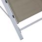 Preview: Sonnenliege Textilene und Aluminium Taupe