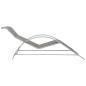Preview: Sonnenliege Textilene und Aluminium Taupe