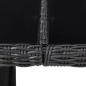 Preview: 11-tlg. Garten-Essgruppe Poly Rattan Schwarz