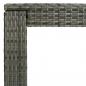 Preview: 7-tlg. Garten-Bar-Set mit Anthrazit Kissen Poly Rattan