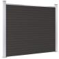 Preview: Zaunelement WPC 180x146 cm Schwarz
