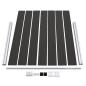 Preview: Zaunelement WPC 180x146 cm Schwarz
