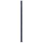 Preview: Zaunpfosten 2 Stk. Dunkelgrau 185 cm Aluminium
