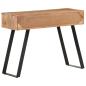 Preview: Konsolentisch 100x35x76 cm Massivholz Akazie mit Naturkanten