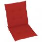 Preview: Gartenstuhlauflagen für Niedriglehner 6 Stk. Rot 100x50x3 cm