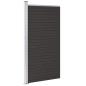 Preview: Zaunelement WPC 95x186 cm Schwarz