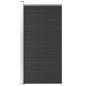Preview: Zaunelement WPC 95x186 cm Schwarz