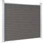 Preview: Zaunelement WPC 180x146 cm Grau