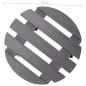 Preview: Pflanzenroller 2 Stk. Grau Ø30x7,5 cm WPC