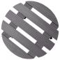 Preview: Pflanzenroller 2 Stk. Grau Ø30x7,5 cm WPC