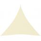 Preview: Sonnensegel Oxford-Gewebe Dreieckig 3x3x3 m Creme