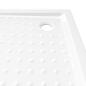 Preview: Duschwanne Anti-Rutsch Weiß 80x80x4 cm ABS