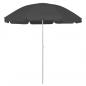Preview: ARDEBO.de - Strandschirm Anthrazit 240 cm