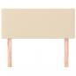 Preview: Kopfteil Creme 90x5x78/88 cm Stoff