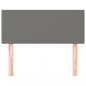 Preview: Kopfteil Dunkelgrau 100x5x78/88 cm Stoff
