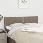 Preview: ARDEBO.de - Kopfteile 2 Stk. Taupe 72x5x78/88 cm Stoff
