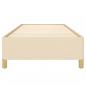 Preview: Bettgestell Creme 90x200 cm Stoff
