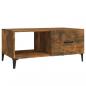 Preview: Couchtisch Räuchereiche 90x50x40 cm Holzwerkstoff