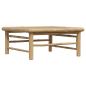 Preview: Gartentisch 65x65x30 cm Bambus