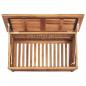 Preview: Gartenbox 90x50x58 cm Massivholz Teak