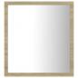 Preview: LED-Badspiegel Sonoma-Eiche 40x8,5x37 cm Acryl